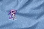 Vorbestellung * Cutie Rain Unicorn * Panel - Eigenproduktion - Hellblau